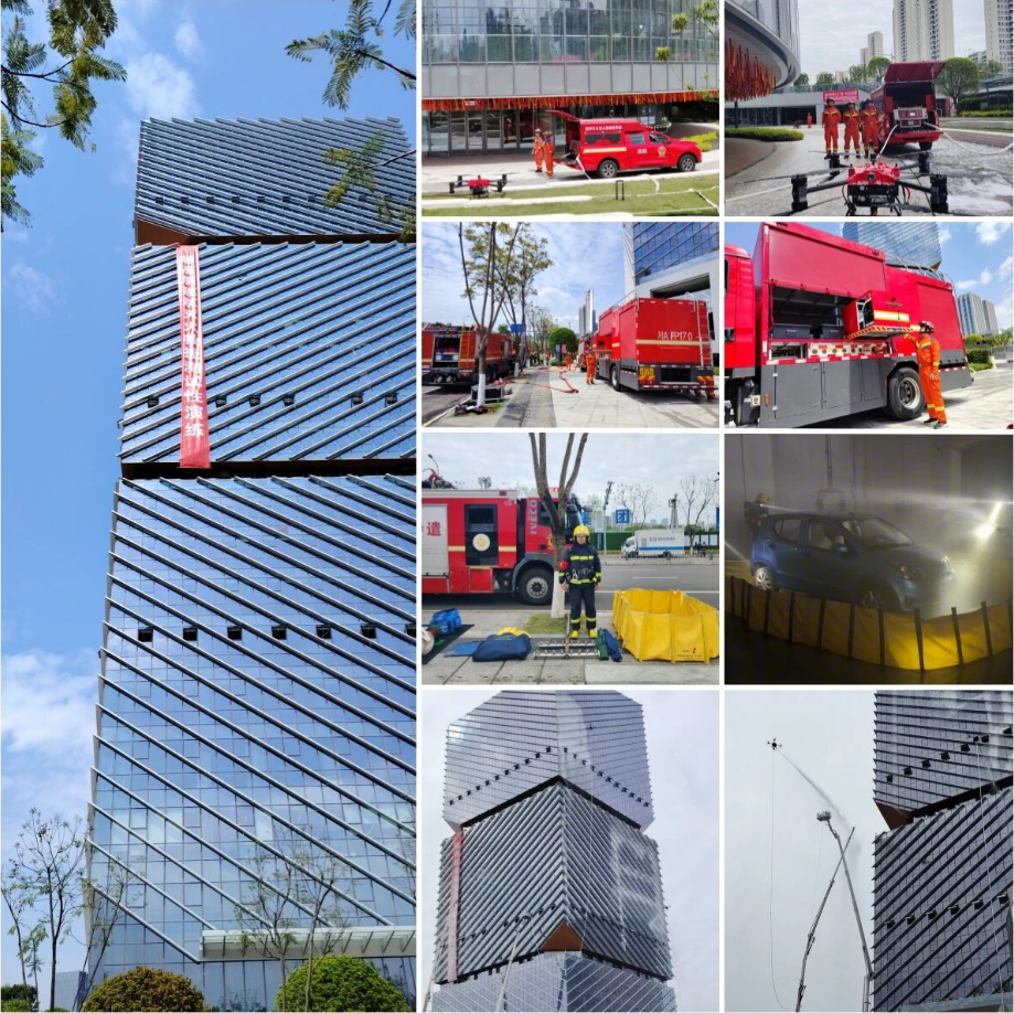 实战砺刃 | J9.COM智能参加超高层建筑灭火救援测试性演练
